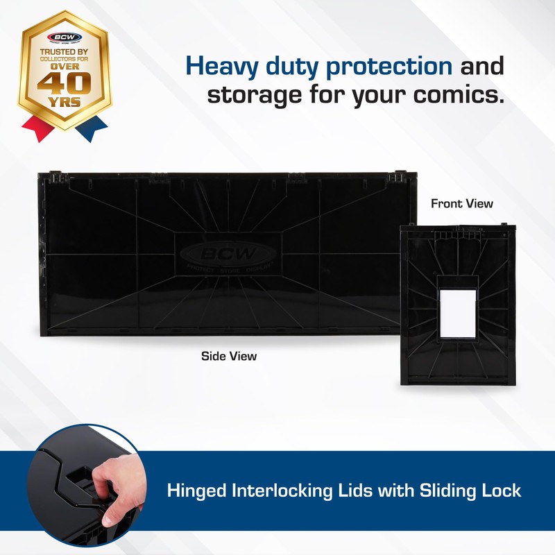 BCW Long Comic Book Bin - 2 Pack | Heavy