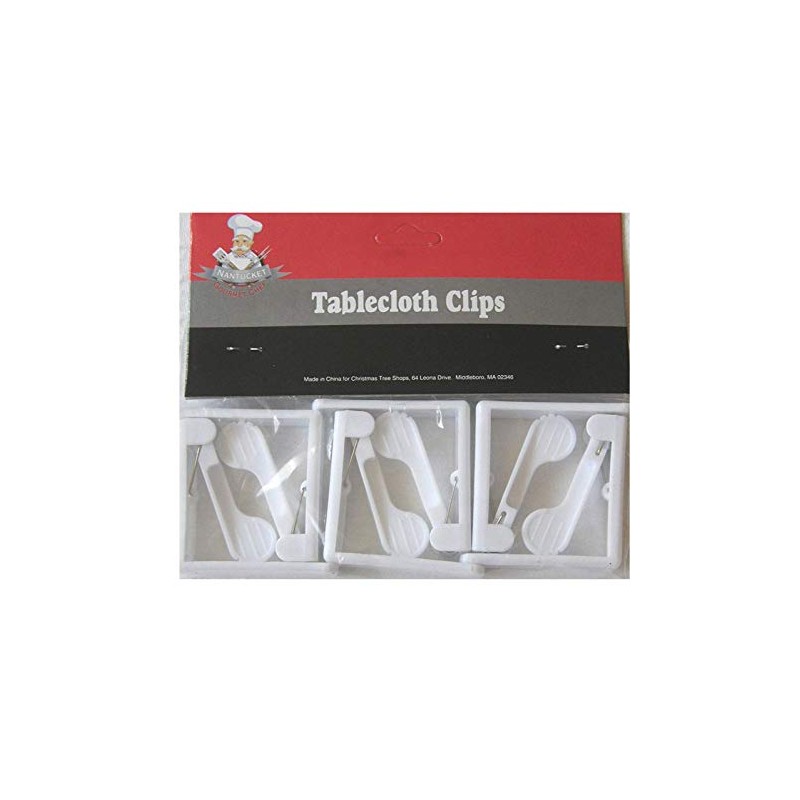 Spring Loaded Adjustable Tablecloth Clips