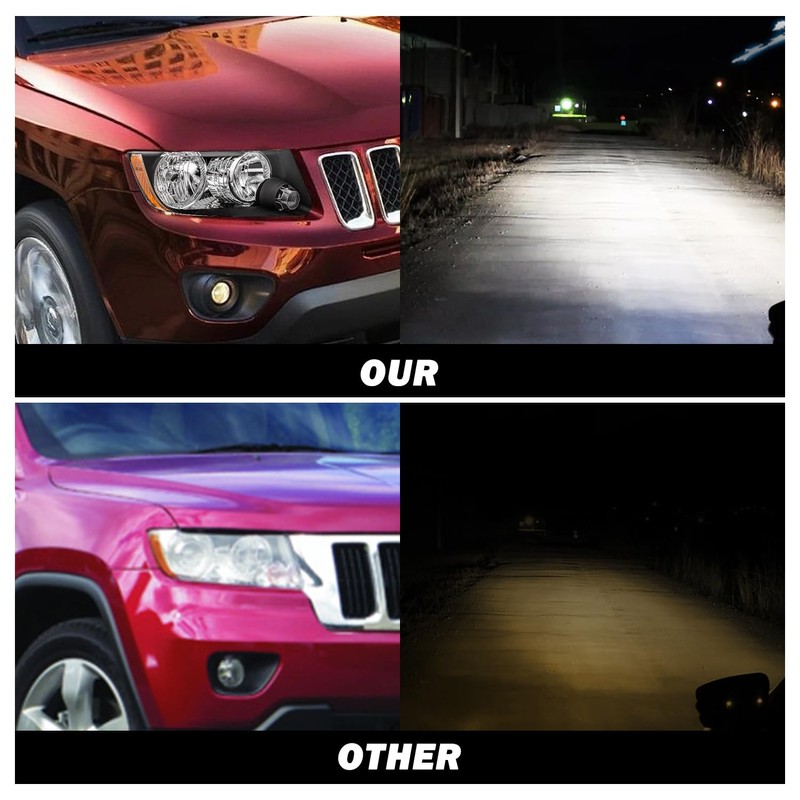 SOCKIR Halogen Headlight Assembly Fit for 2011 2012 2013 Jeep