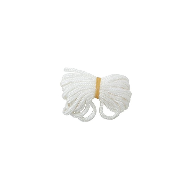 Merriway BH03158 White Nylon Picture Cord, 6 Metre (19.5ft) x