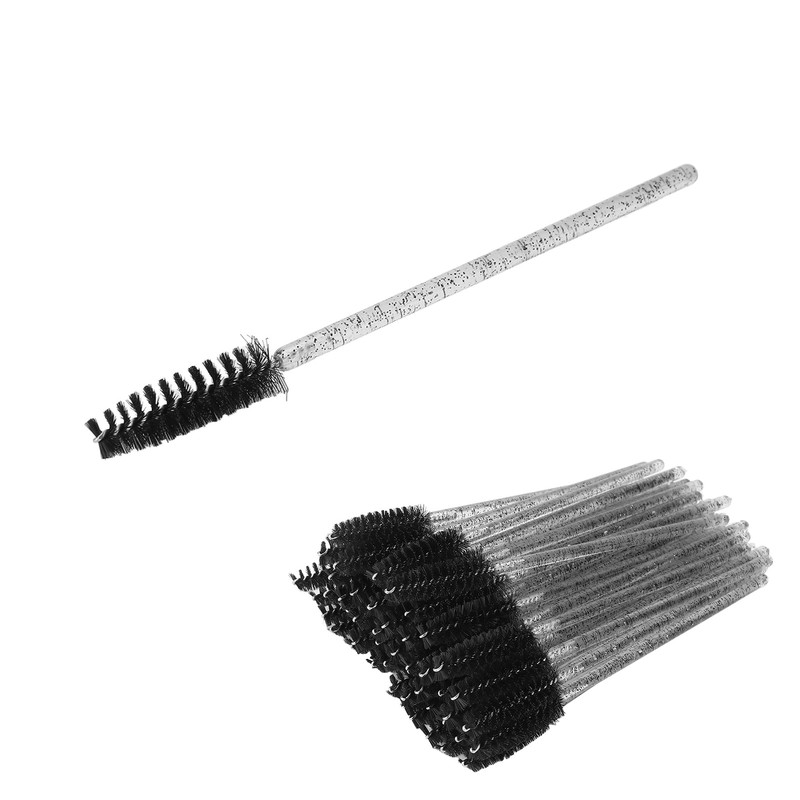 50 Cepillos de Pestañas, Cepillo de Rímel Portátil, Aplicador de