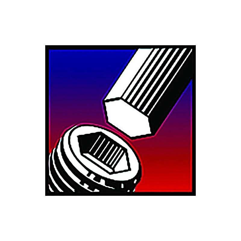 EKLIND 54625 2.5 MM Cushion Grip Hex T-Handle T-Key allen