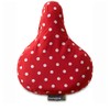 Basil Saddle Cloth Pink Red with White Dots
