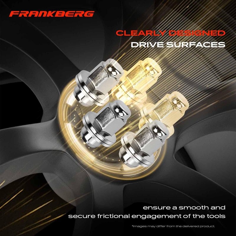 Frankberg 10x Wheel Nuts Front Rear Compatible with Discovery Sport