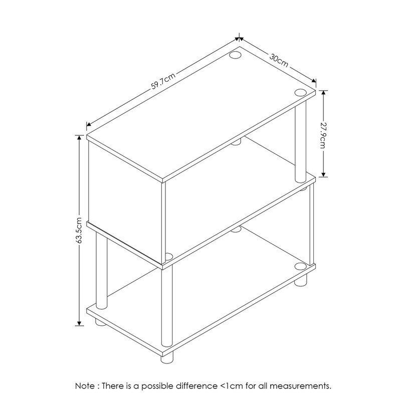 Furinno 3-Tier Flexi Rack, Espresso