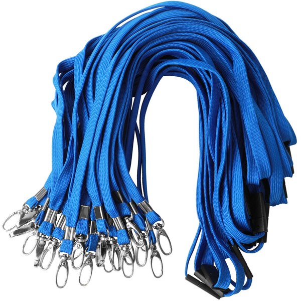 Gimars 25pcs Lanyards for ID Badges with Safety Breakaways Neck