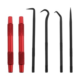 VGOL 2 x O-Ring Seal Pick and Hook Set, Mini Precision Hook, Puller, Double Head Pick & Hook Tool for Flat Pin Wrench, O Rings, Springs, Washers