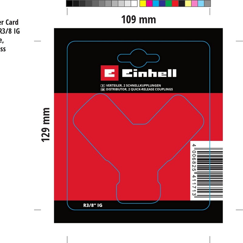 Einhell Verteiler, 2 Schnellk, R3 / 8 F -. Accessory