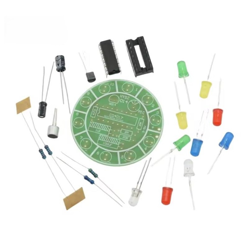 DIY Solder Practice Kit Voice Activated LED Soldering Project Teaching