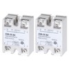 DMiotech 2 Pcs SSR-25DA 3-32V DC Input to 24-380V AC
