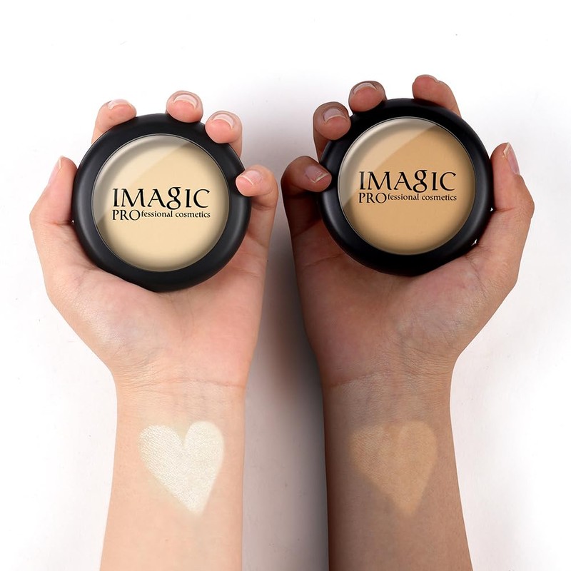Natural Compact Powder, Waterproof Matt Powder Make-Up, Universal Make-Up Powder