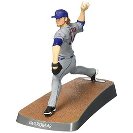 Imports Dragon Baseball Figures Jacob DeGrom NY Mets Baseball Figure, 6"