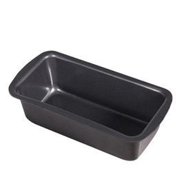 2 Stück Brotbackform, Backform Rechteckig, Brotbackformen, Kastenform brot, Brotform, Geeignet zum Backen von Brot, Toast und Kuchen im Ofen 19,5 x 9,5 x 6 cm(schwarz)