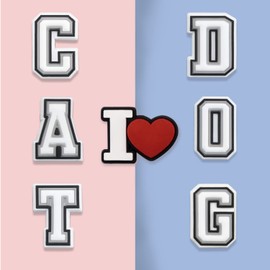 28 Pack Letter Decoration Charms, Alphabet ABC-Z Characters, DIY for Boy Girl Teens Men Women and Adults