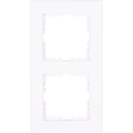 Kopp HK07 Cover Frame 2-Way Arctic White