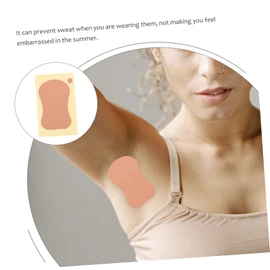 FOMIYES 2sets No More Sweat Underarm Pads Men's and Armpit Stickers Odor Blocker Disposable Clear 12pcs*2