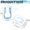 Pack of 4 Nose Clips Swimming - Waterproof Non-Slip Nose