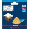 Bosch Professional 5x Expert C470 Sandpaper (93x93 mm, Grit 40,