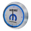 Hemi Logo Blue Light Up Neon Wall Clock 15-Inch for