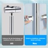 SURFOU Shower Head Holder for Shower Rail, Adjustable Shower Head