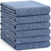 smiry Premium Kitchen Towels(18"x 28", 6 Pack), Large Cotton Dish