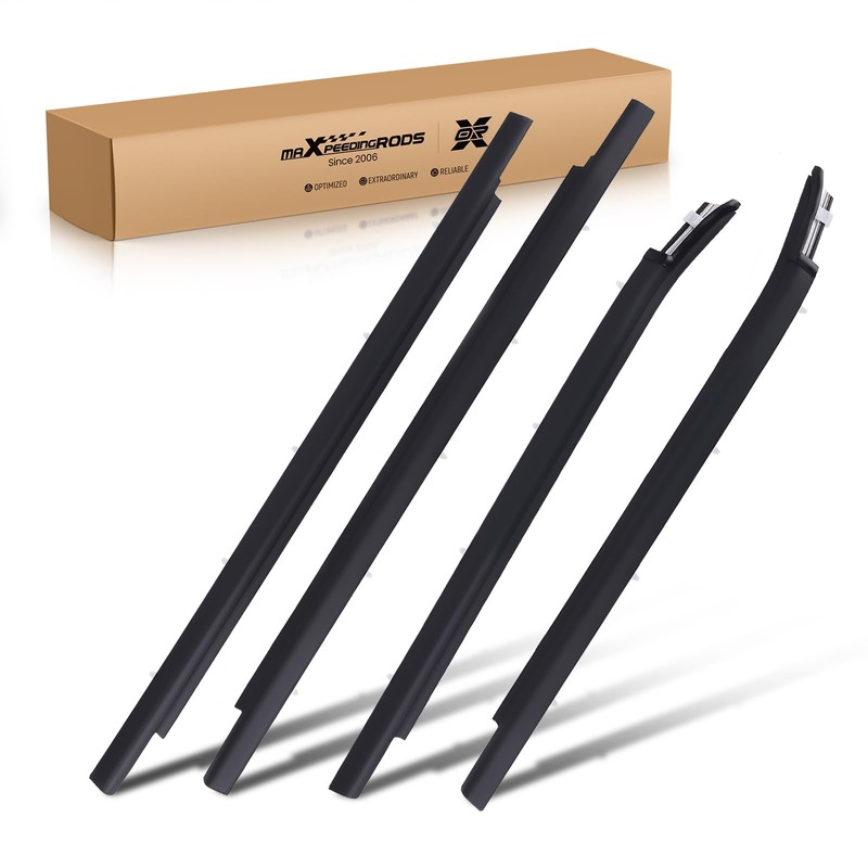 maXpeedingrods Door Belt Window Molding Weatherstrip Trim Seal Belt Rear