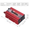 Car Power Inverter DC to AC Fast Heat Dissipation LCD