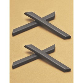 Kygear 2 Pairs Black Silicone Replacement Temple Sleeve Arm Grips, Silicone Rubber Ear Socks Arm Sleeve for Oakley Jawbone/Wind Jacket/Split Jacket, Anti-Slip Glasses Arm Covers