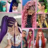 Zhang Hair Paquete De 6 Trenzas Africanas Kanekalon 1 Tono