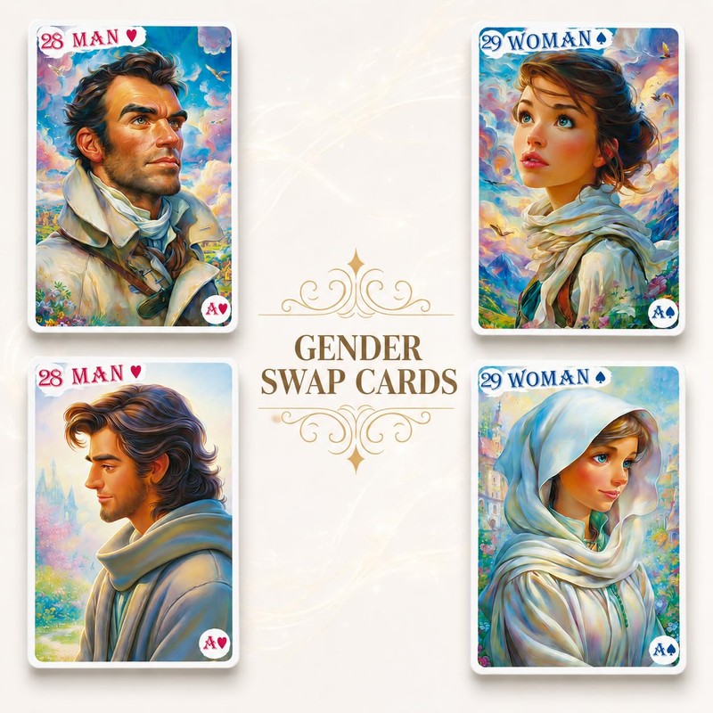 pailing Dreamy Lenormand Deck for Beginners, 42-Card Expanded Fortune Telling
