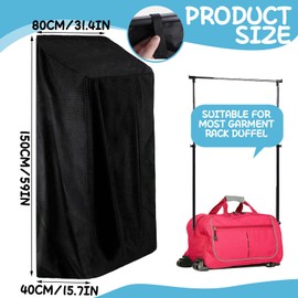 Privacy Curtain for Dance Bag Suitcase Portable Changing Room Black Three Sides Privacy Curtain Without Rack Privacy Partition Screens for Dancer Backstage Accessories, Camping, Window Shades (Black)