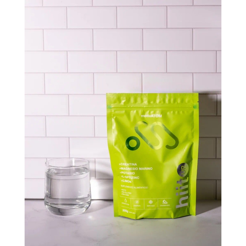 Motivatom Hiit Up Suplemento Mayor Rendimiento 300 Gr Sabor Limón