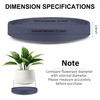 Dcpes 12Inch Plant Caddy with Hidden Wheels, Rolling Plants Stand