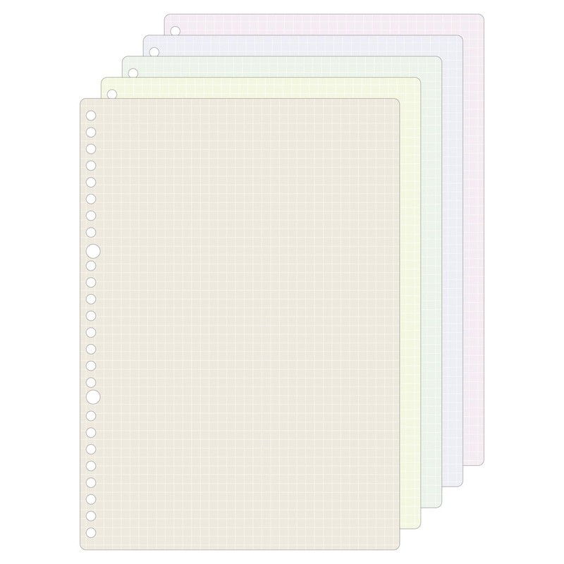 Maruman B5 L1232-99 Loose Leaf Dull Color Assortment, 0.2 inch