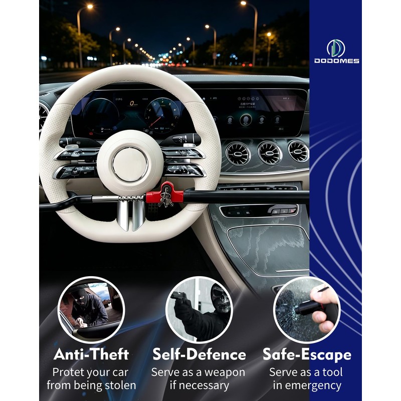 Steering Wheel Lock Anti-Theft car Device Car Wheel Locks Heavy