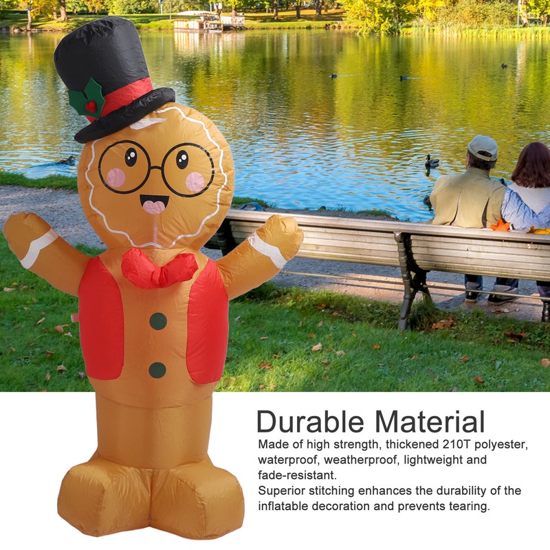 Valentines Day Inflatable Decoration with LED Lights Cute Boy Shape
