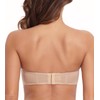 HACI Push up Strapless Bra Thick Padded Demi Underwire Add
