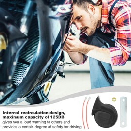 Train Horn For Car | Waterproof Car Horns 12V Wireless Car Horn,Car Horn Replacement, Marine Air Horn for Motorcycle, Truck, Marine, Modification, SUVs