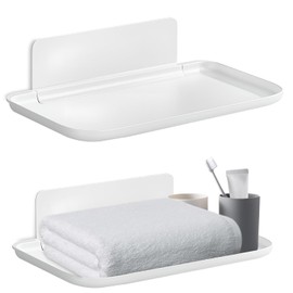 Zisqerts Foldable Wall Shelf for Bathroom & Kitchen, 2 Pcs