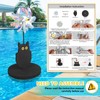 YIBOBO Floating Reflective Pinwheels for Pool, Owl Shape to Scare