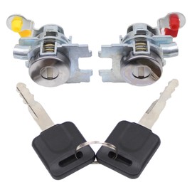 MOTOKU Pair Front Door Lock Cylinder w/Keys for Nissan Versa 2007-2013 Left Driver and Right Passenger Side