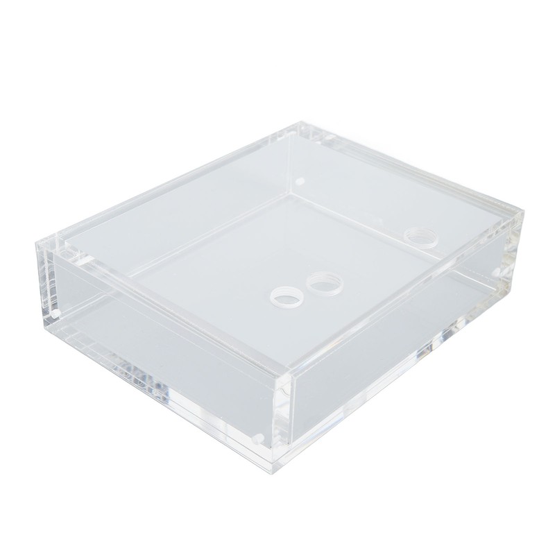 Computer Water Cooling Reservoir Rectangle Transparent Acrylic PC Water Cooling
