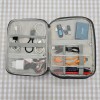 바다향 전자기기파우치 정리파우치 2단파우치 케이블파우치 Ocean-Scented Electronic Device Pouch Organization
