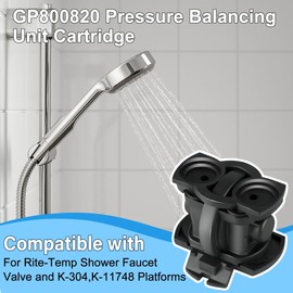 2 Pack GP800820 Pressure Balancing Unit Cartridge, Compatible With Kohler GP800820 Cartridge, Shower Cartridge Replacement, for Rite-Temp Shower Valve and K-304, K-11748 Platforms