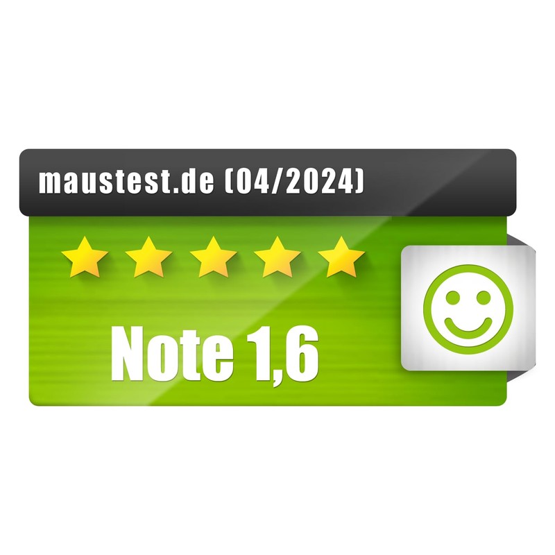 Eaxus® Ergonon Vertikale Maus kabellos - Hochkant USB Maus ergonomisch,