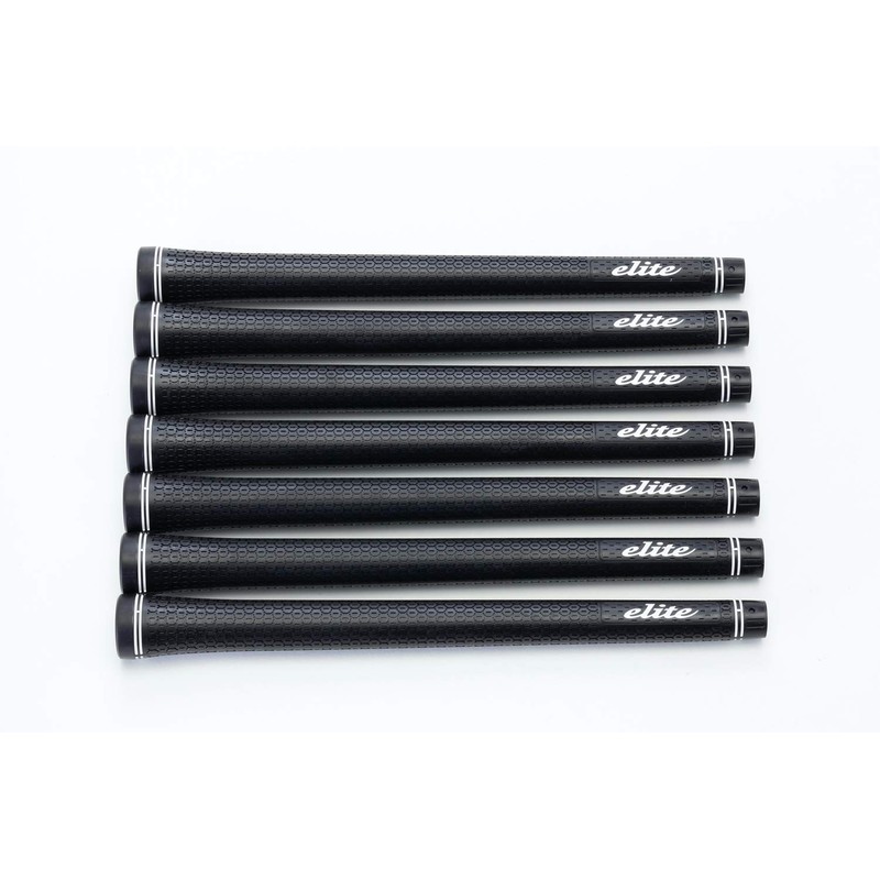 elitegrips TD50 Golf Grips, Set of 7, Berlina Black, No