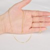 SILBERTALE Fine Gold Chain Sterling Silver 925 Necklace Short Figaro