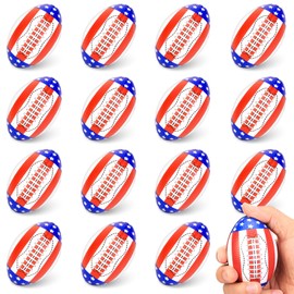 48 Pcs 3.3" Mini Football Stress Balls, Mini Foam Football, Superbowl Decoration Party Favor, Football Accessories, Football Themed Party Supplies, Football Decorations for Party