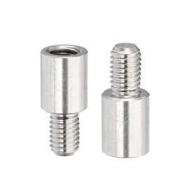 PATIKIL 2 Pcs M8x50+12mm Stainless Steel Standoff Extension Posts Screws,Metric Male Female Thread Adapters Spacer for PCB,Quadcopter Drone,Computer & Circuit Board Assortment Kit