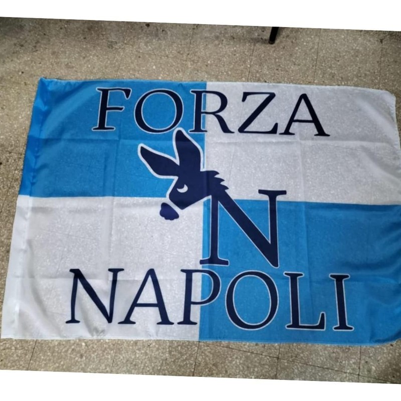 NARAMAKI® Napoli Flags 90 x 150 cm - 1 "Forza